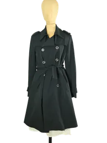 Balmain Trenchcoat Damen Schwarz