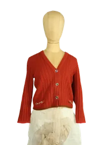 Celine Cardigan Damen Orange