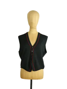 Balenciaga SNCF Weste Damen Schwarz
