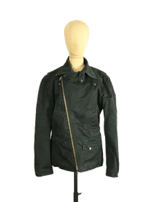 Dsquared2 Asymmetrische Bikerjacke Herren Braun