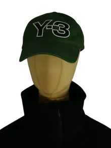 Y-3 Logo-Cap Grün