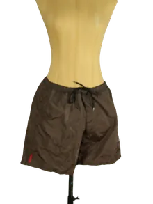 Prada Sport Nylon-Badeshorts Herren Braun